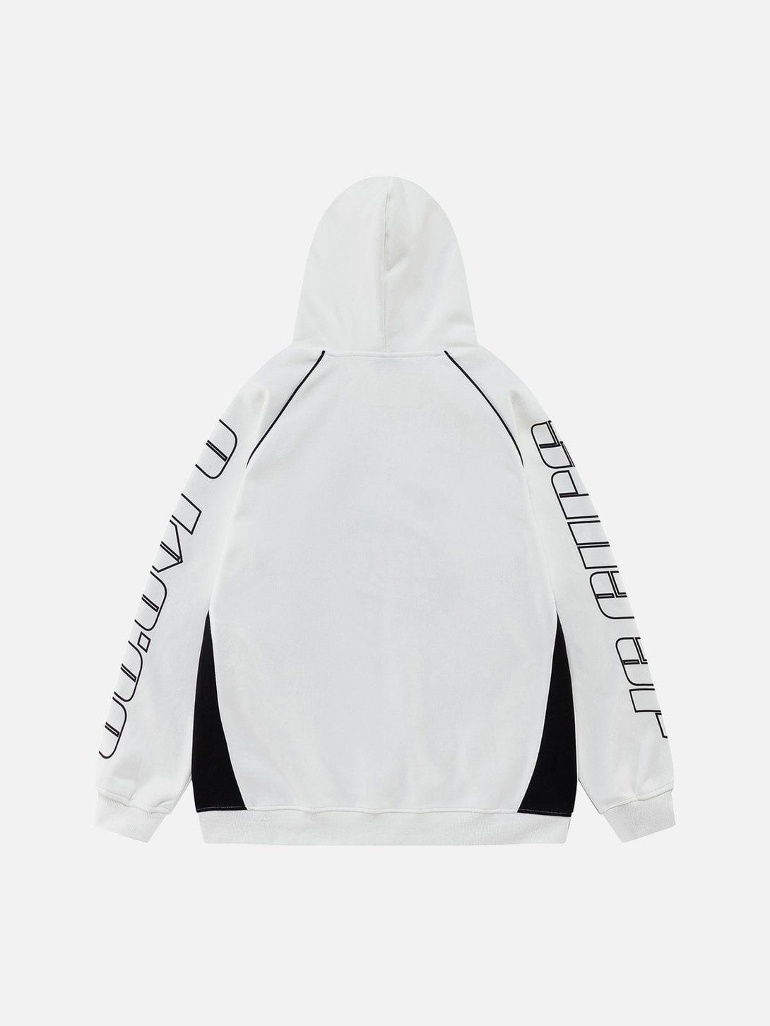 Ellesey - Letter Print Racing Hoodie- Streetwear Fashion - ellesey.com