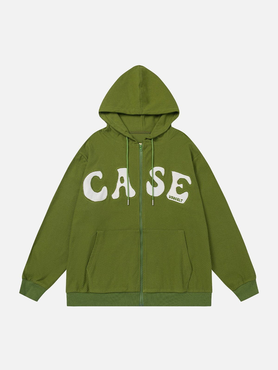 Ellesey - Letter Printed Solid Color Hoodie- Streetwear Fashion - ellesey.com