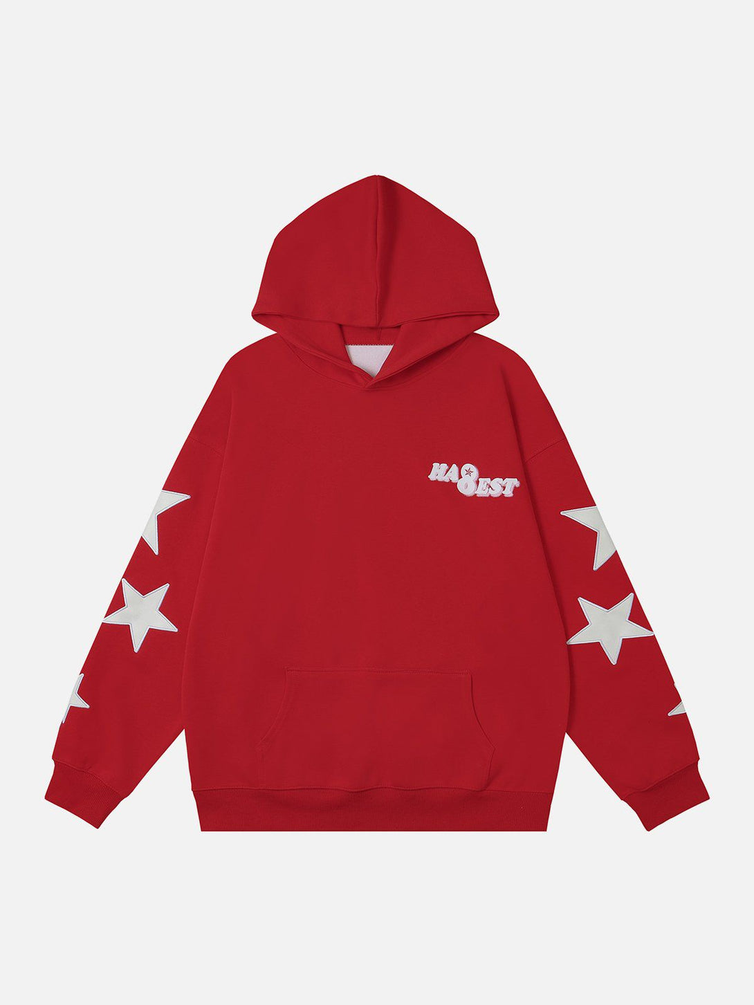 Ellesey - Letter Printing Star Embroidery Hoodie- Streetwear Fashion - ellesey.com