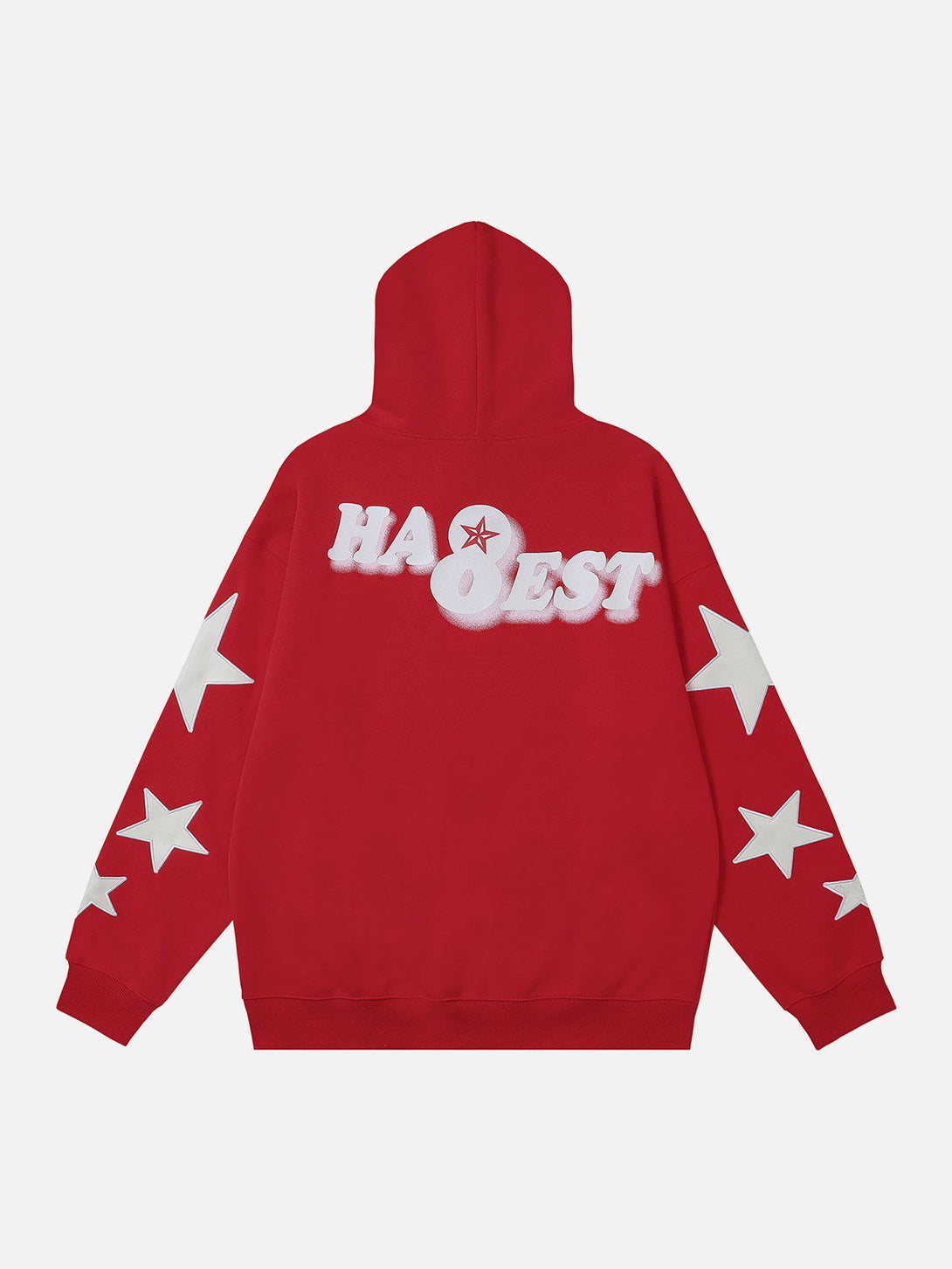 Ellesey - Letter Printing Star Embroidery Hoodie- Streetwear Fashion - ellesey.com