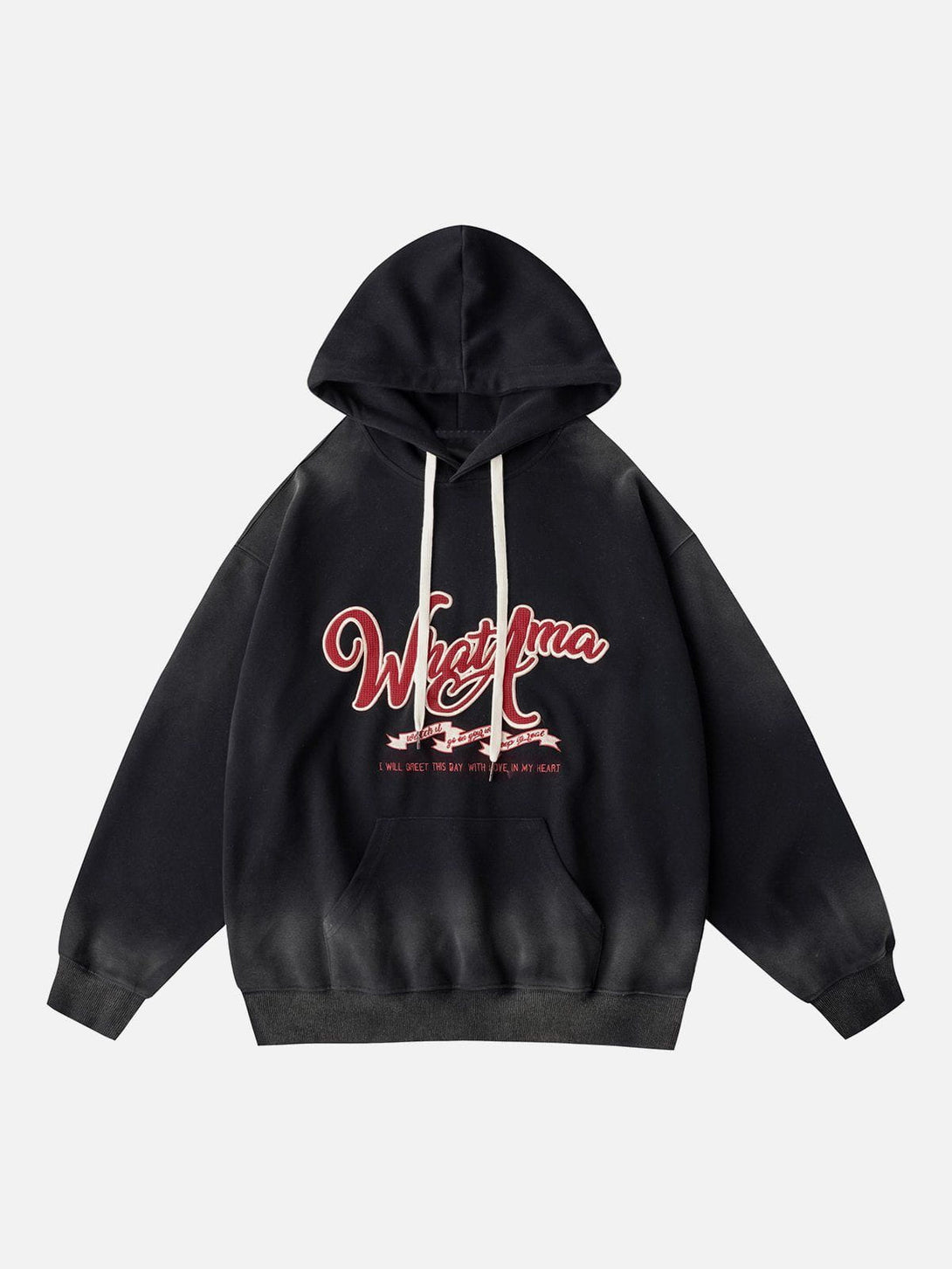 Ellesey - Letter Washed Hoodie- Streetwear Fashion - ellesey.com