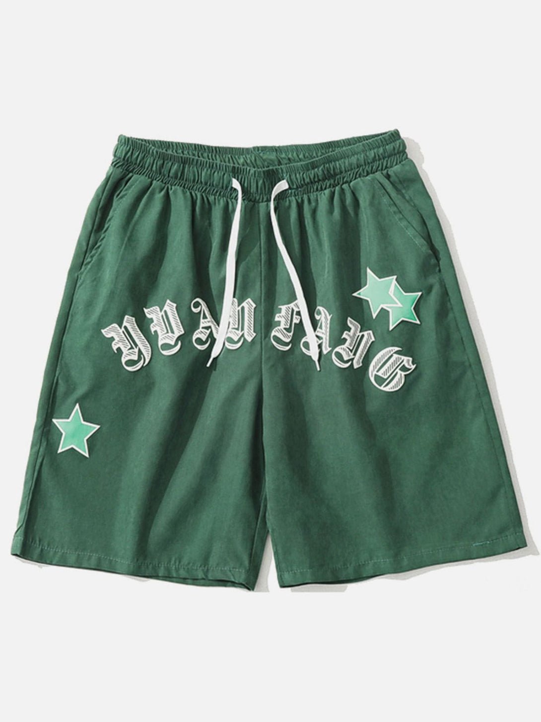 Ellesey - Letters Drawstring Shorts- Streetwear Fashion - ellesey.com