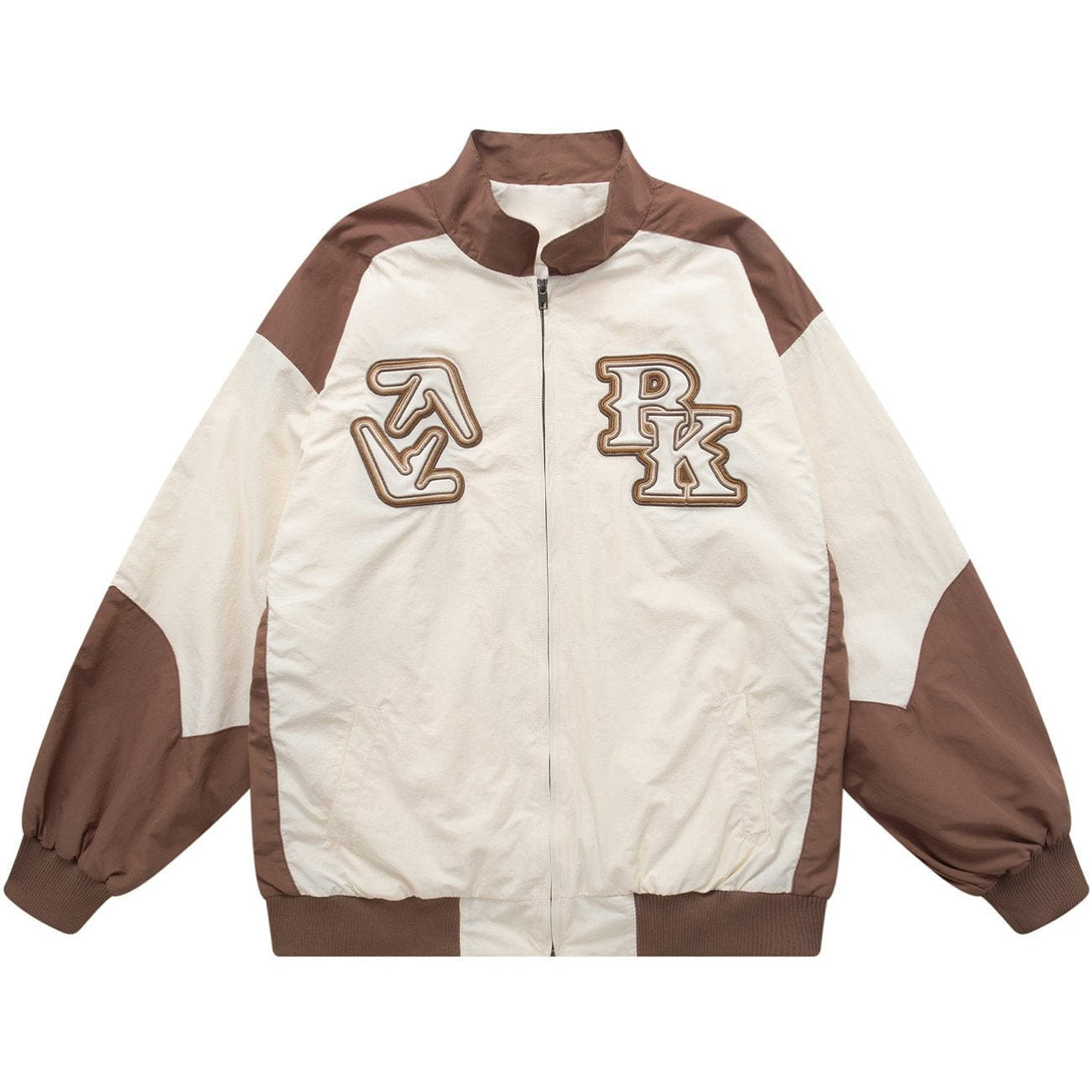 Ellesey - Letters PK Embroidered Jacket- Streetwear Fashion - ellesey.com