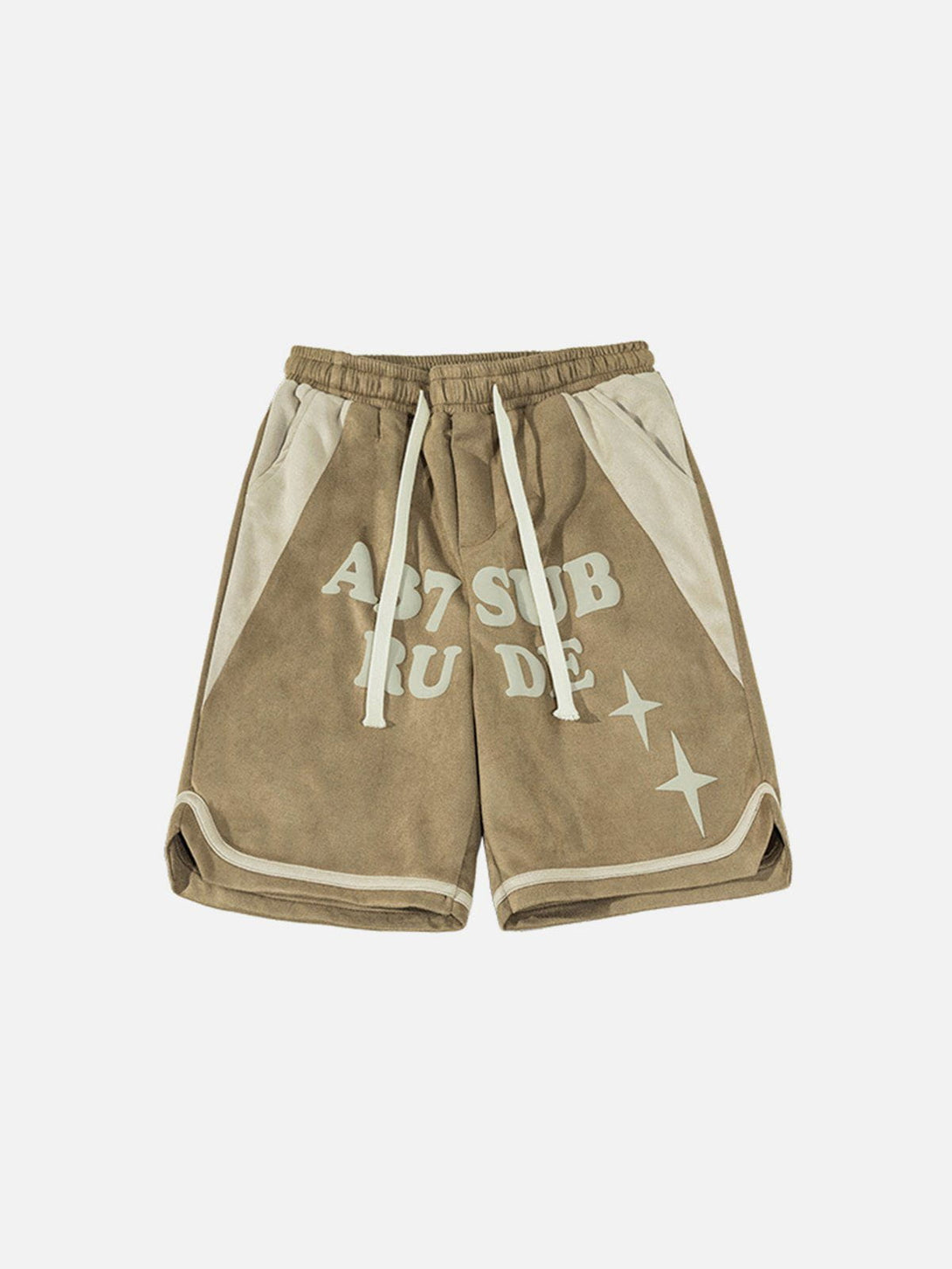 Ellesey - Letters Patchwork Shorts- Streetwear Fashion - ellesey.com