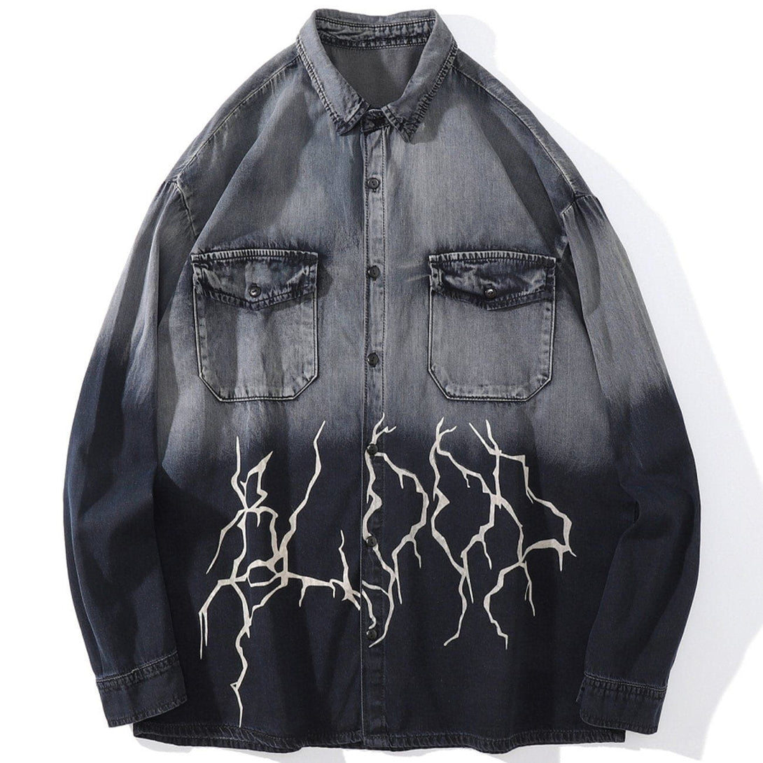 Ellesey - Lightning Gradient Jacket- Streetwear Fashion - ellesey.com