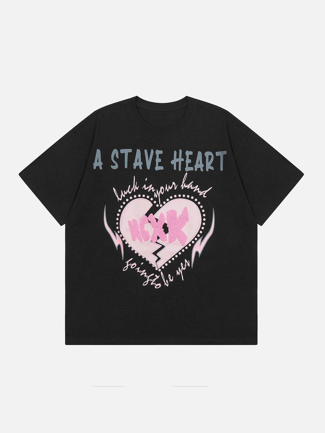 Ellesey - Lightning Heart Print Tee- Streetwear Fashion - ellesey.com