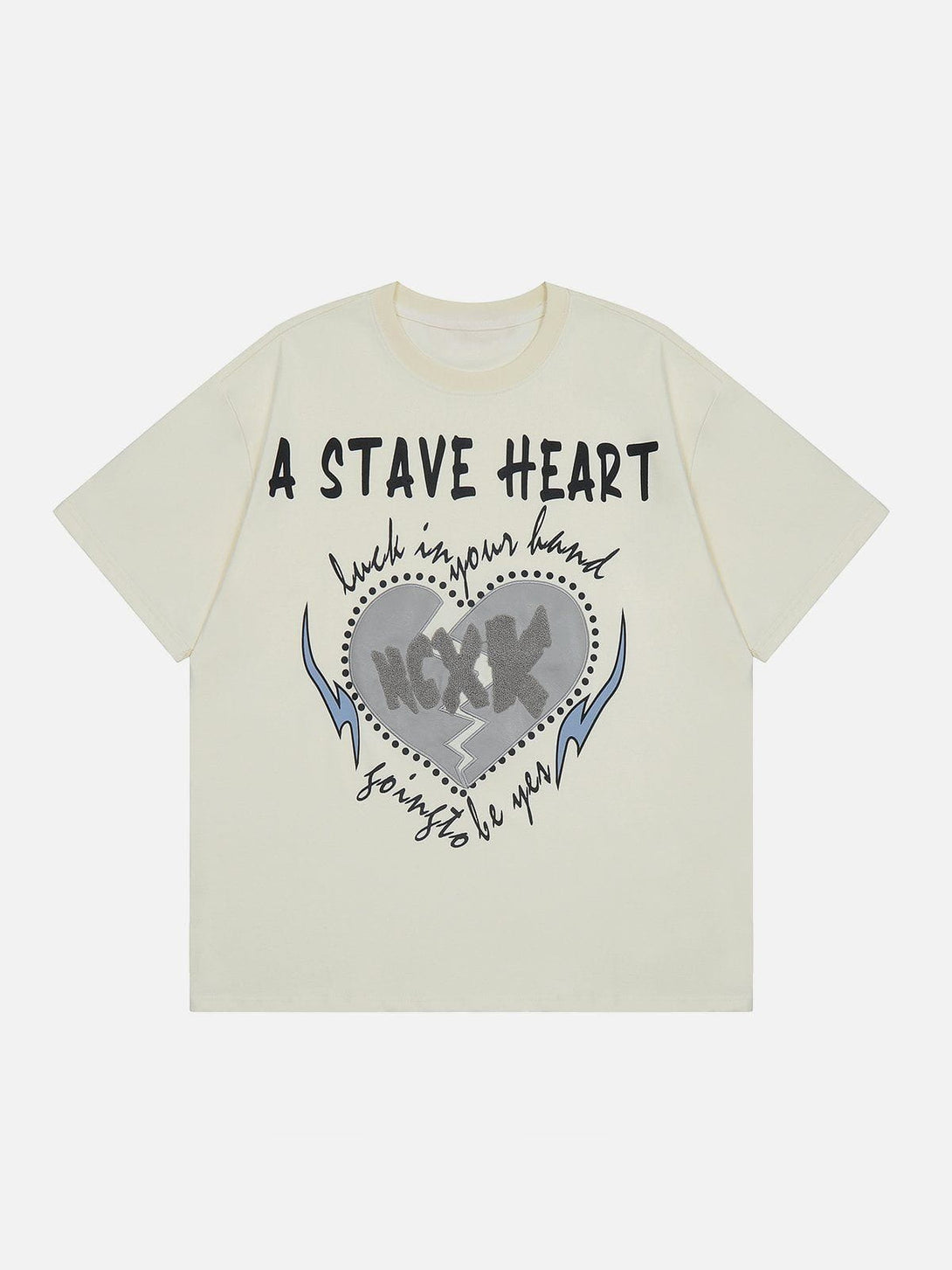 Ellesey - Lightning Heart Print Tee- Streetwear Fashion - ellesey.com