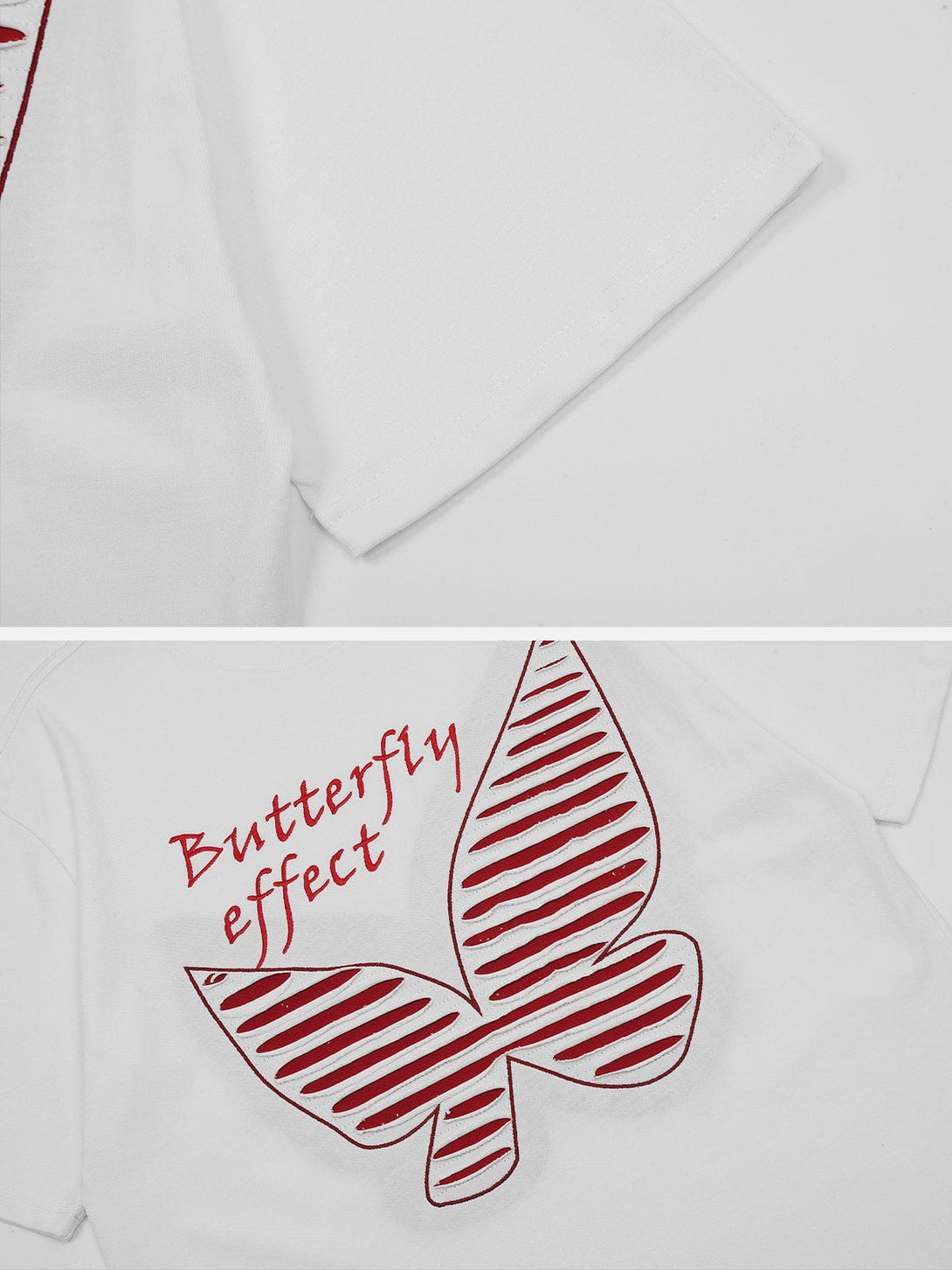 Ellesey - Linear Butterfly Print Tee- Streetwear Fashion - ellesey.com