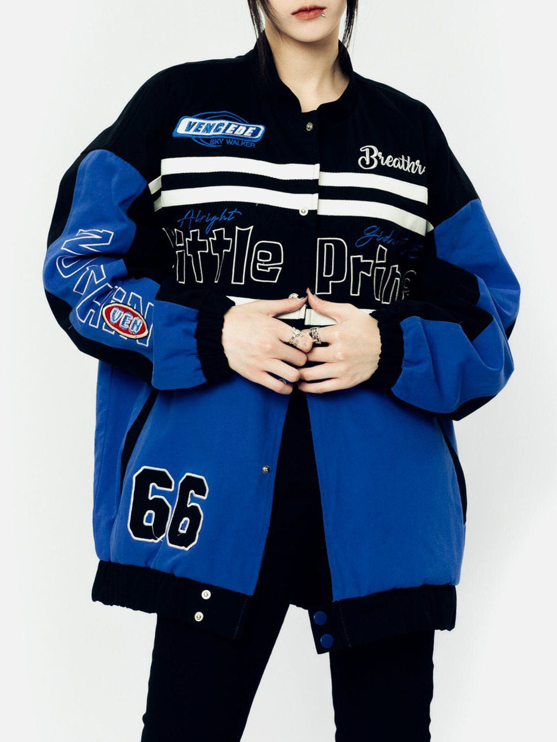 Ellesey - Little Prince Racing Detachable Jacket- Streetwear Fashion - ellesey.com