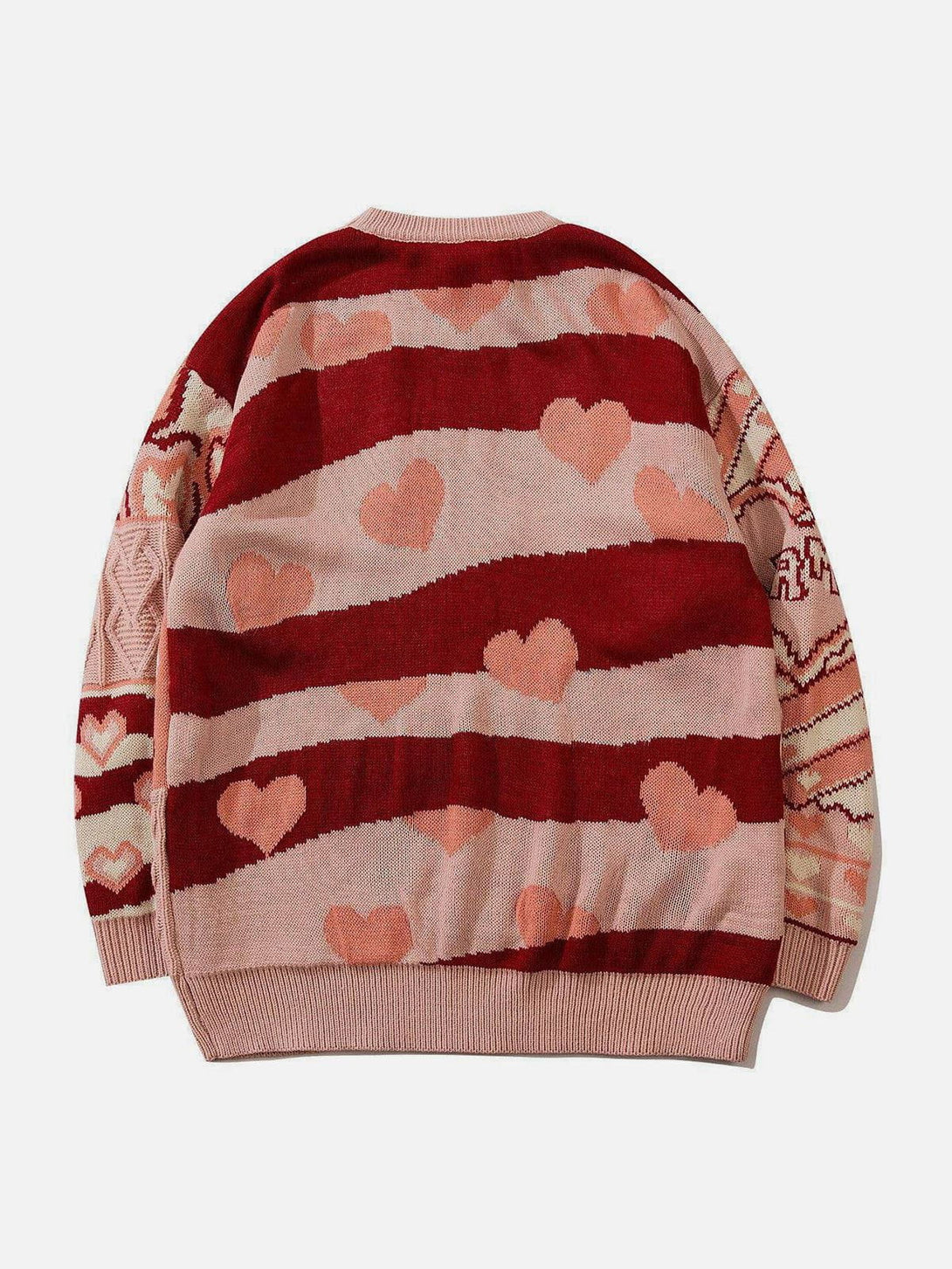 Ellesey - Love Weaving Knit Sweater-Streetwear Fashion - ellesey.com