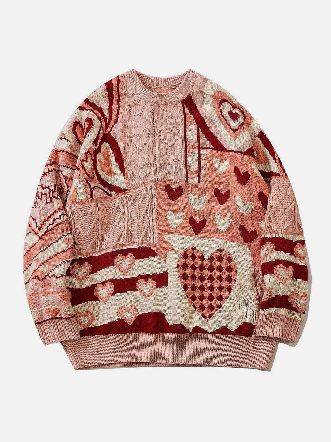 Ellesey - Love Weaving Knit Sweater-Streetwear Fashion - ellesey.com