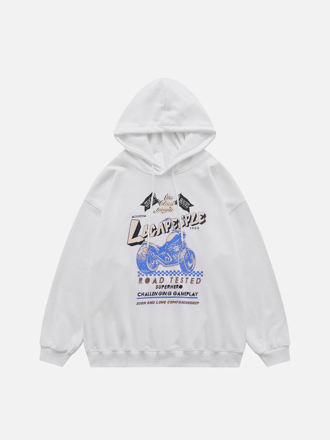 Ellesey - Model Letter Print Hoodie- Streetwear Fashion - ellesey.com