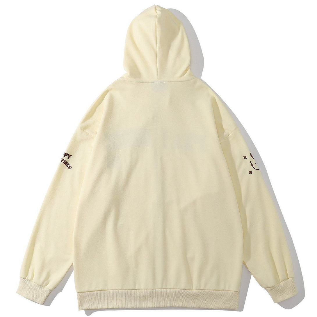 Ellesey - Monogram Print Hoodie- Streetwear Fashion - ellesey.com