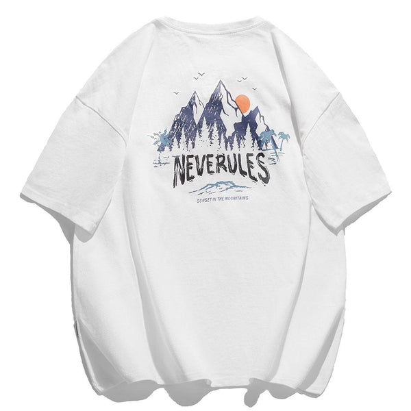 Ellesey - Mountain Print Tee- Streetwear Fashion - ellesey.com