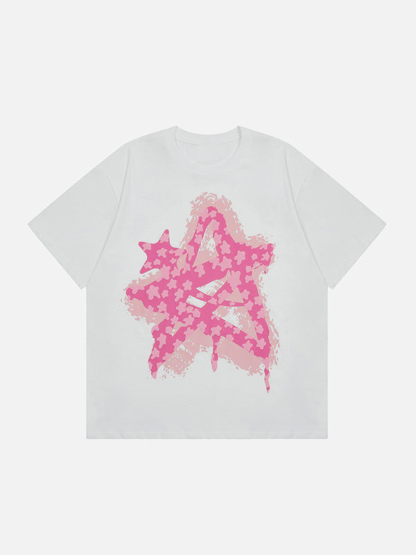 Ellesey - Multi Star Graphic Tee- Streetwear Fashion - ellesey.com