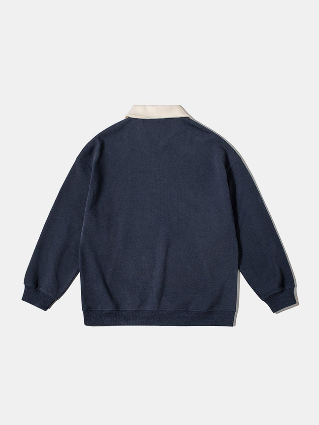 Ellesey - Nartaliy Embroidery Polo Sweatshirt- Streetwear Fashion - ellesey.com