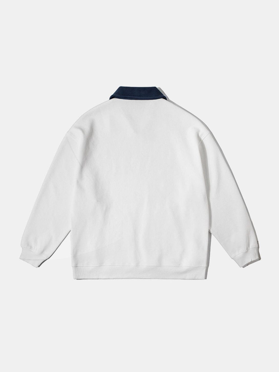 Ellesey - Nartaliy Embroidery Polo Sweatshirt- Streetwear Fashion - ellesey.com