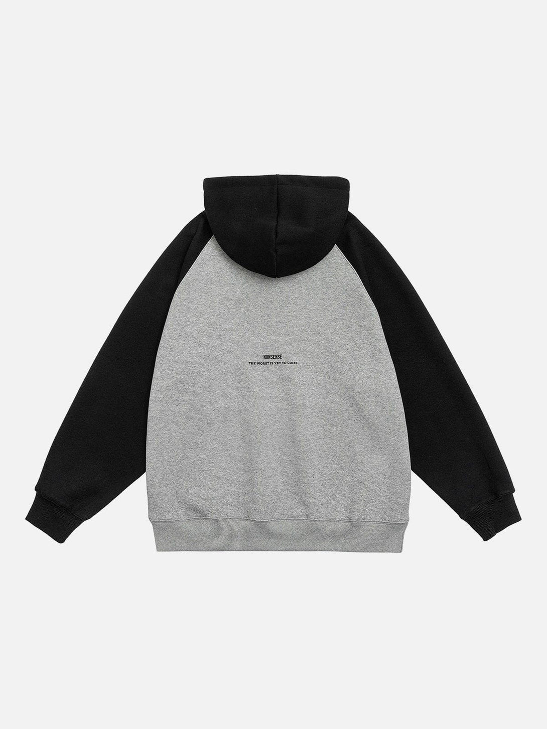 Ellesey - Nonsense Print Raglan Hoodie- Streetwear Fashion - ellesey.com