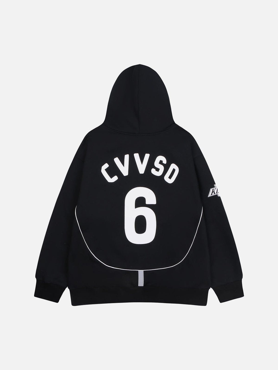 Ellesey - Number Letter Print Hoodie- Streetwear Fashion - ellesey.com