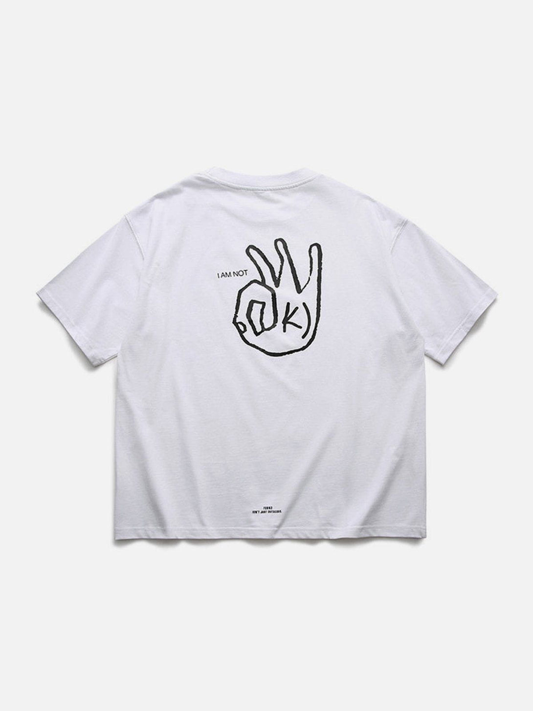 Ellesey - OK Gesture Print Tee- Streetwear Fashion - ellesey.com