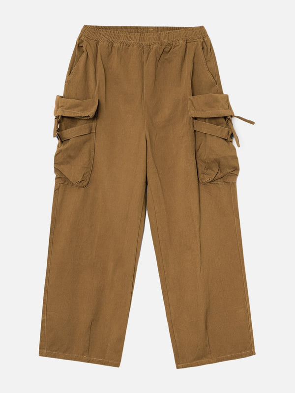 Ellesey - Oversized Three-dimensional Pocket Cargo Pants- Streetwear Fashion - ellesey.com