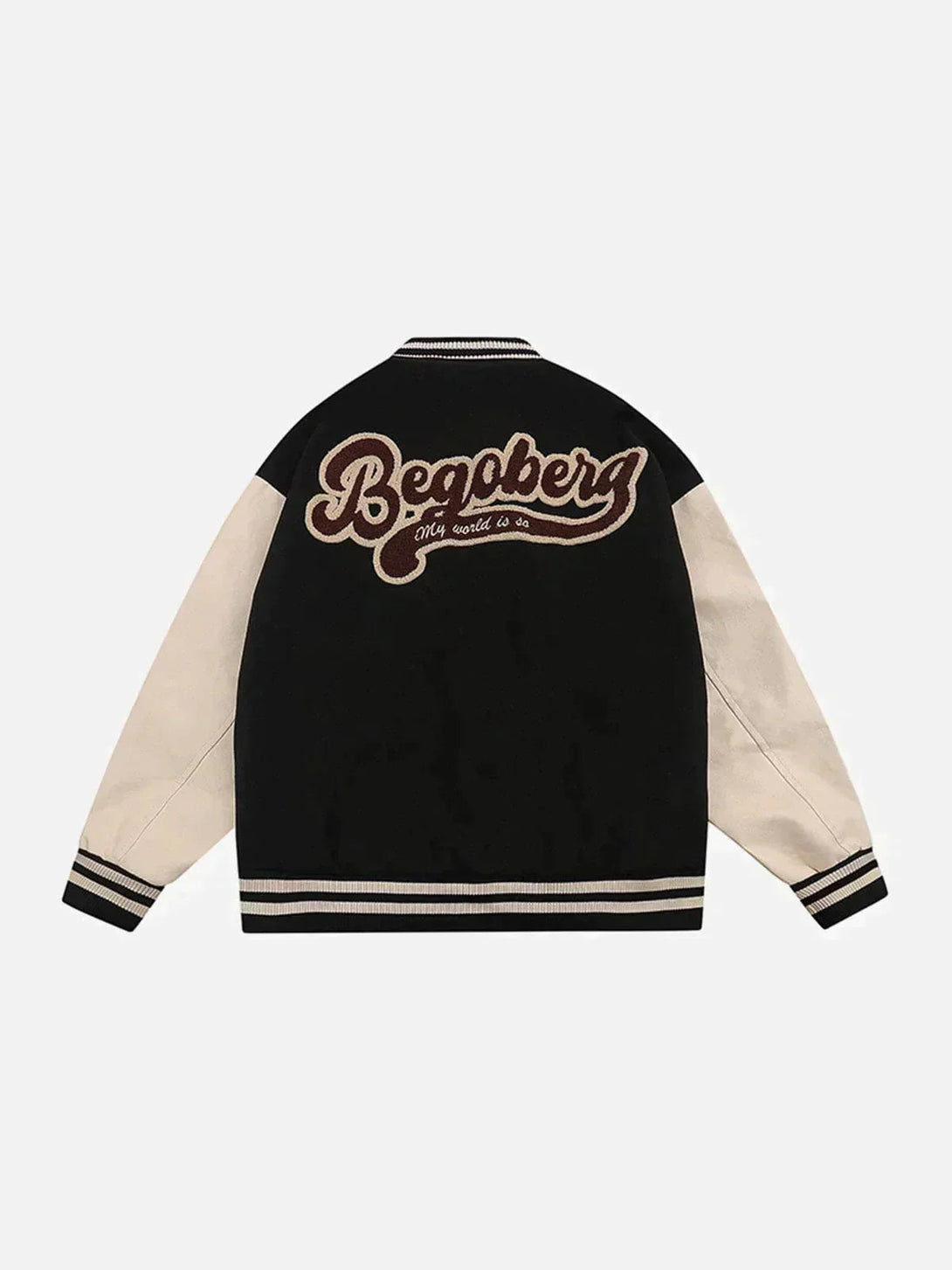 Ellesey - Patch Embroidered Badge Varsity Jacket- Streetwear Fashion - ellesey.com