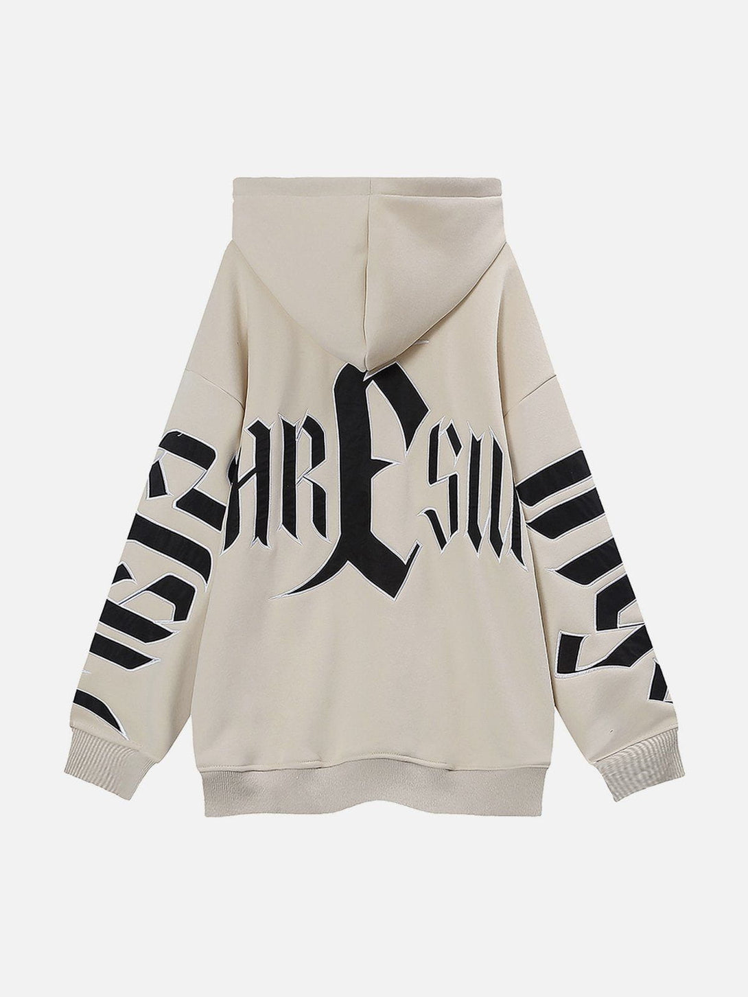 Ellesey - Patch Embroidered ZIP UP Hoodie- Streetwear Fashion - ellesey.com