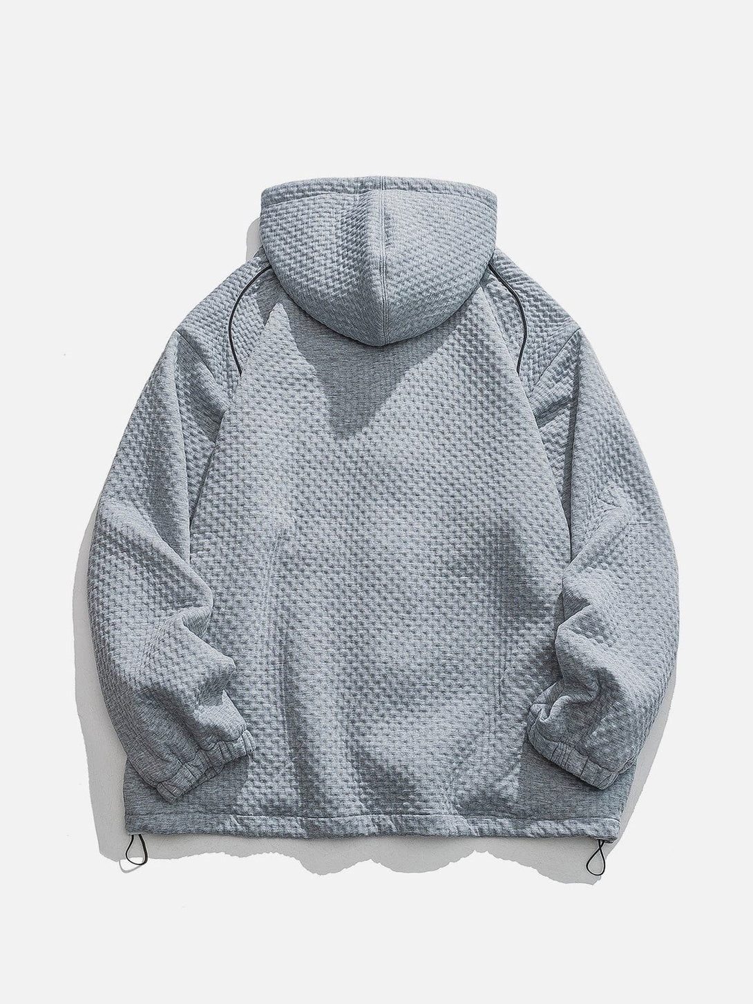 Ellesey - Patch Pocket Solid Zip Hoodie- Streetwear Fashion - ellesey.com