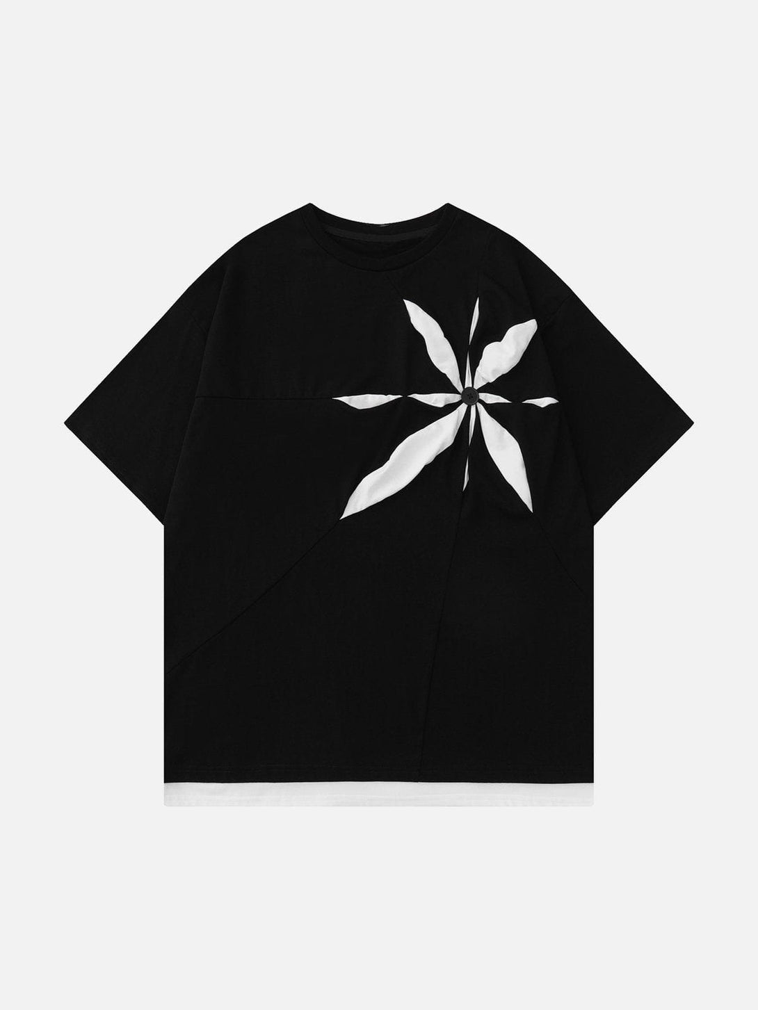 Ellesey - Patchwork 3D Dimensional Design Tee- Streetwear Fashion - ellesey.com