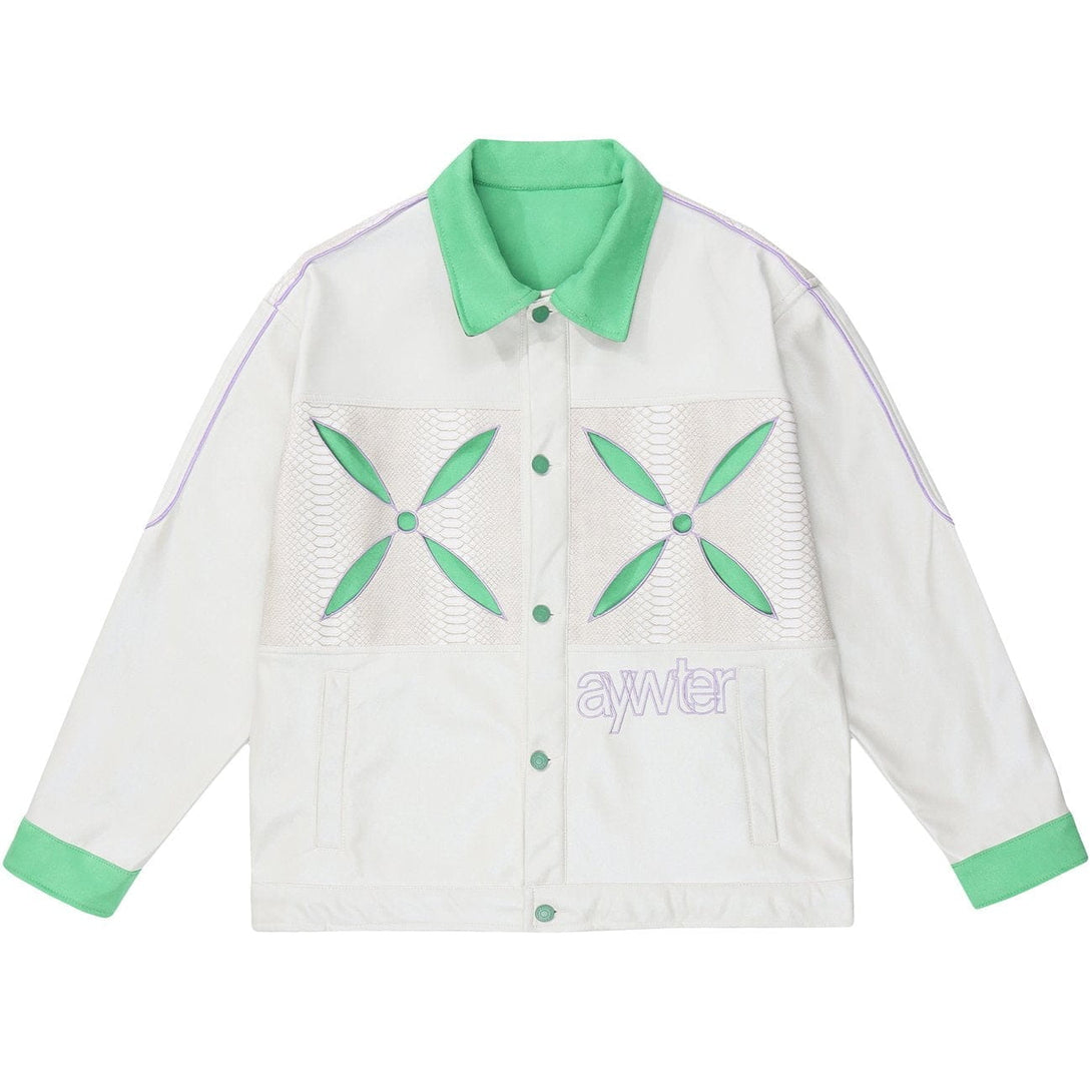 Ellesey - Patchwork Embroidered Cloth Jacket- Streetwear Fashion - ellesey.com