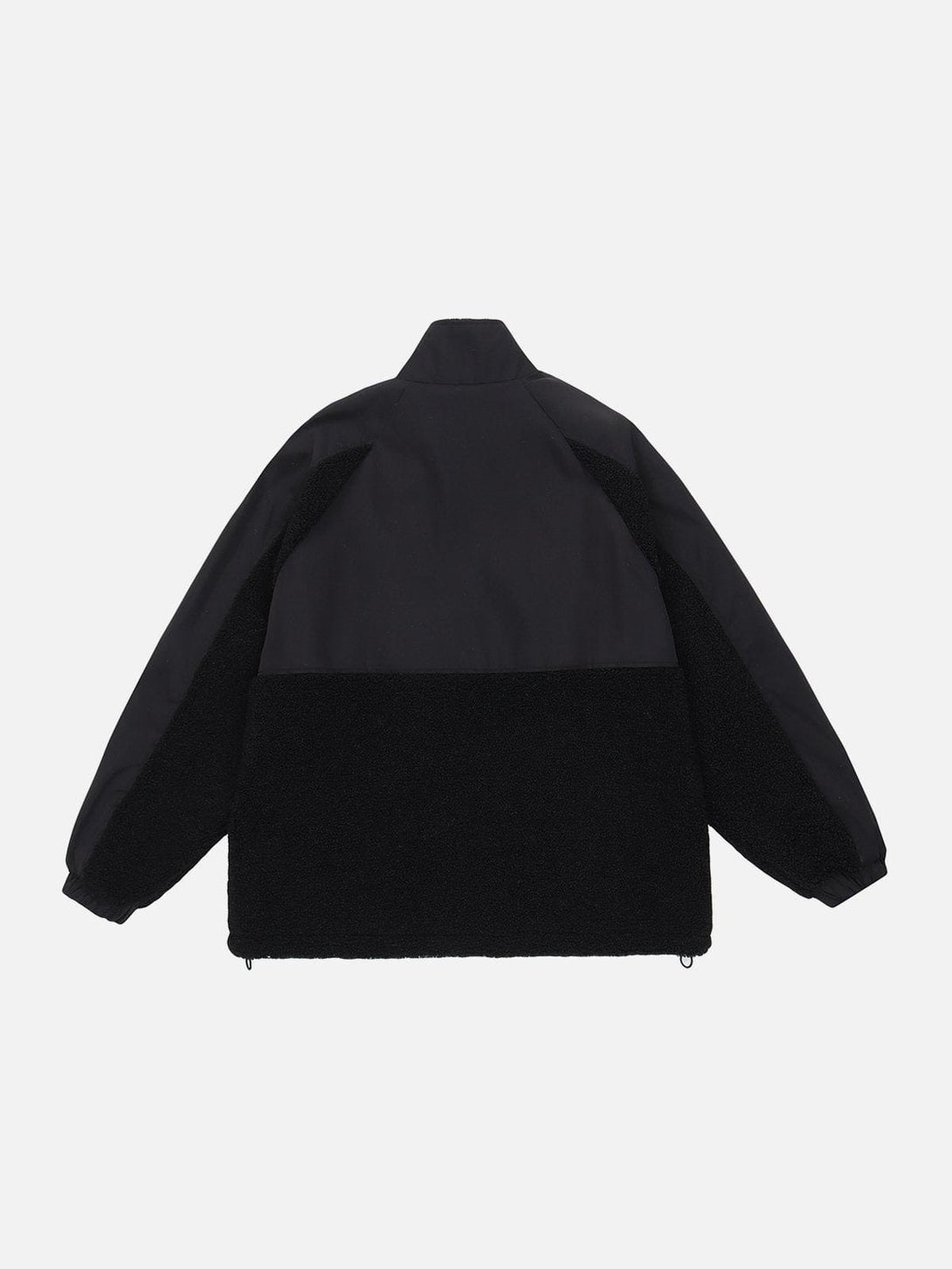 Ellesey - Patchwork Labeling Sherpa Jacket- Streetwear Fashion - ellesey.com