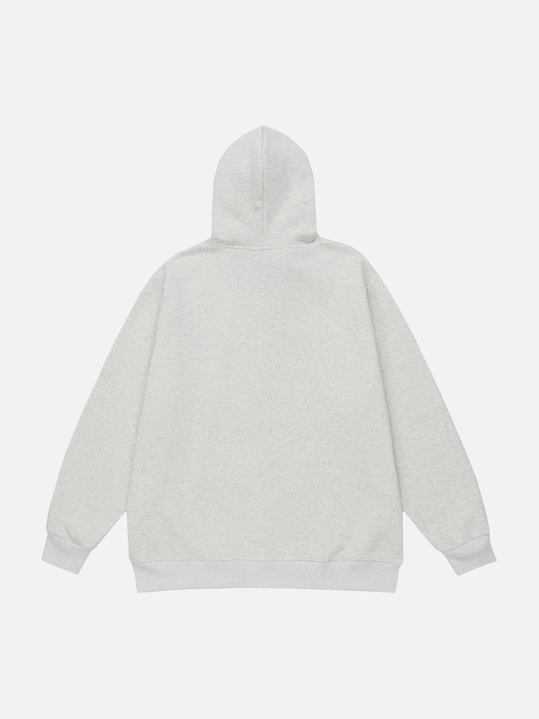 Ellesey - Patchwork Letter Print Hoodie- Streetwear Fashion - ellesey.com