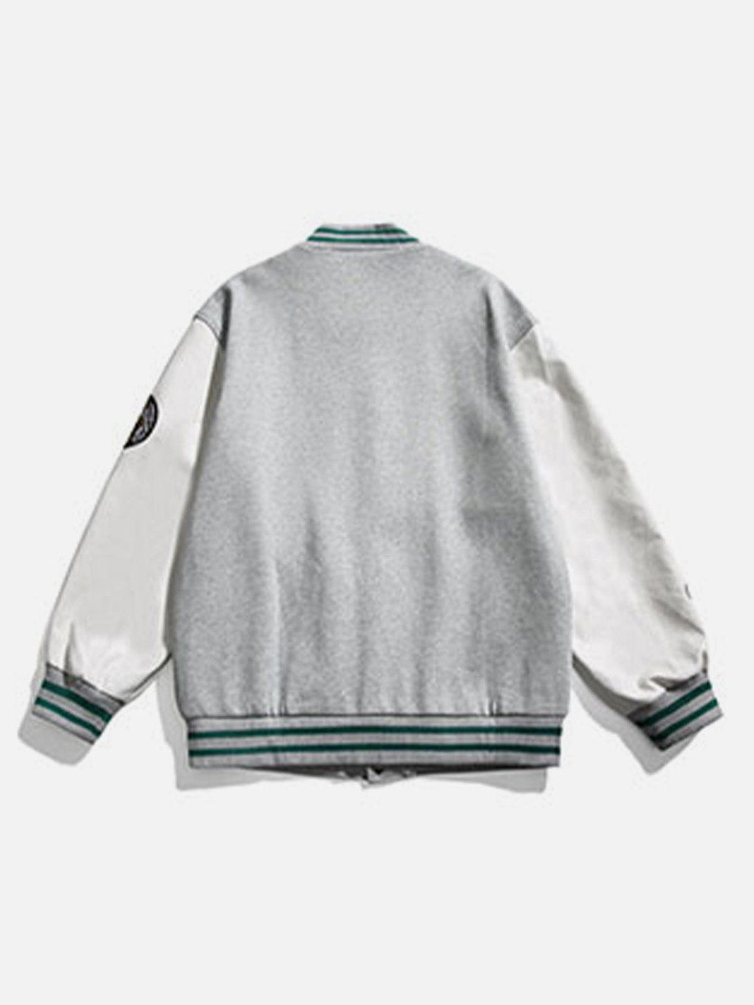 Ellesey - Patchwork "Luckyhorn" Varsity Jackets- Streetwear Fashion - ellesey.com