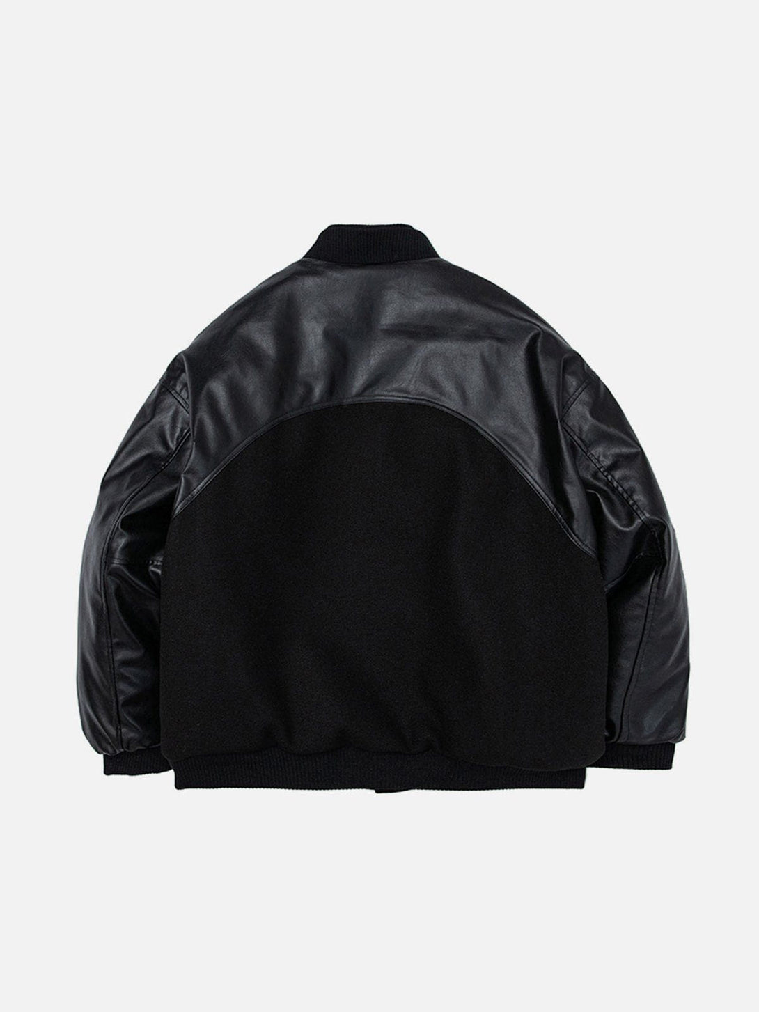 Ellesey - Patchwork Two Collar Jacket- Streetwear Fashion - ellesey.com