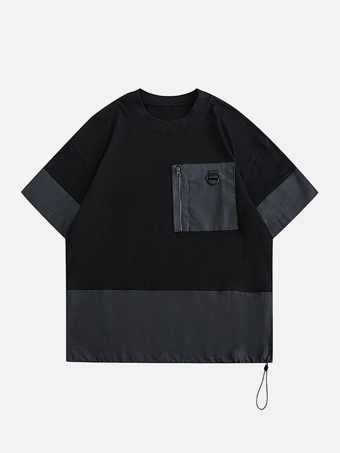 Ellesey - Patchwork Zip Up Pocket Tee- Streetwear Fashion - ellesey.com