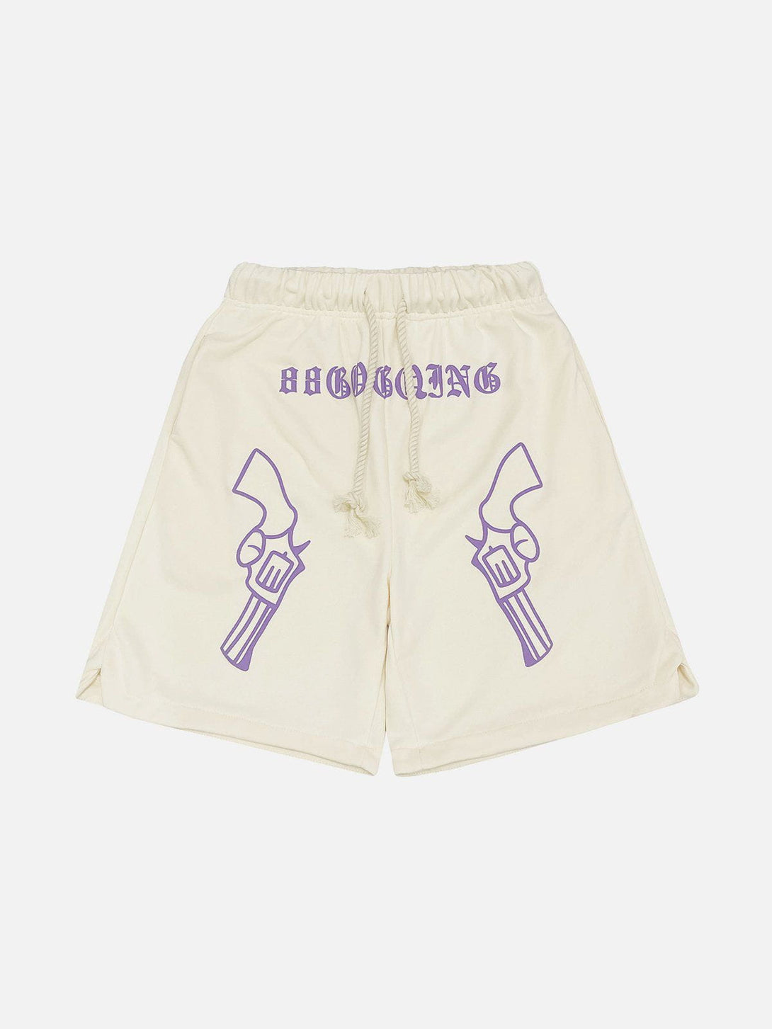 Ellesey - Pistol Print Drawstring Shorts- Streetwear Fashion - ellesey.com