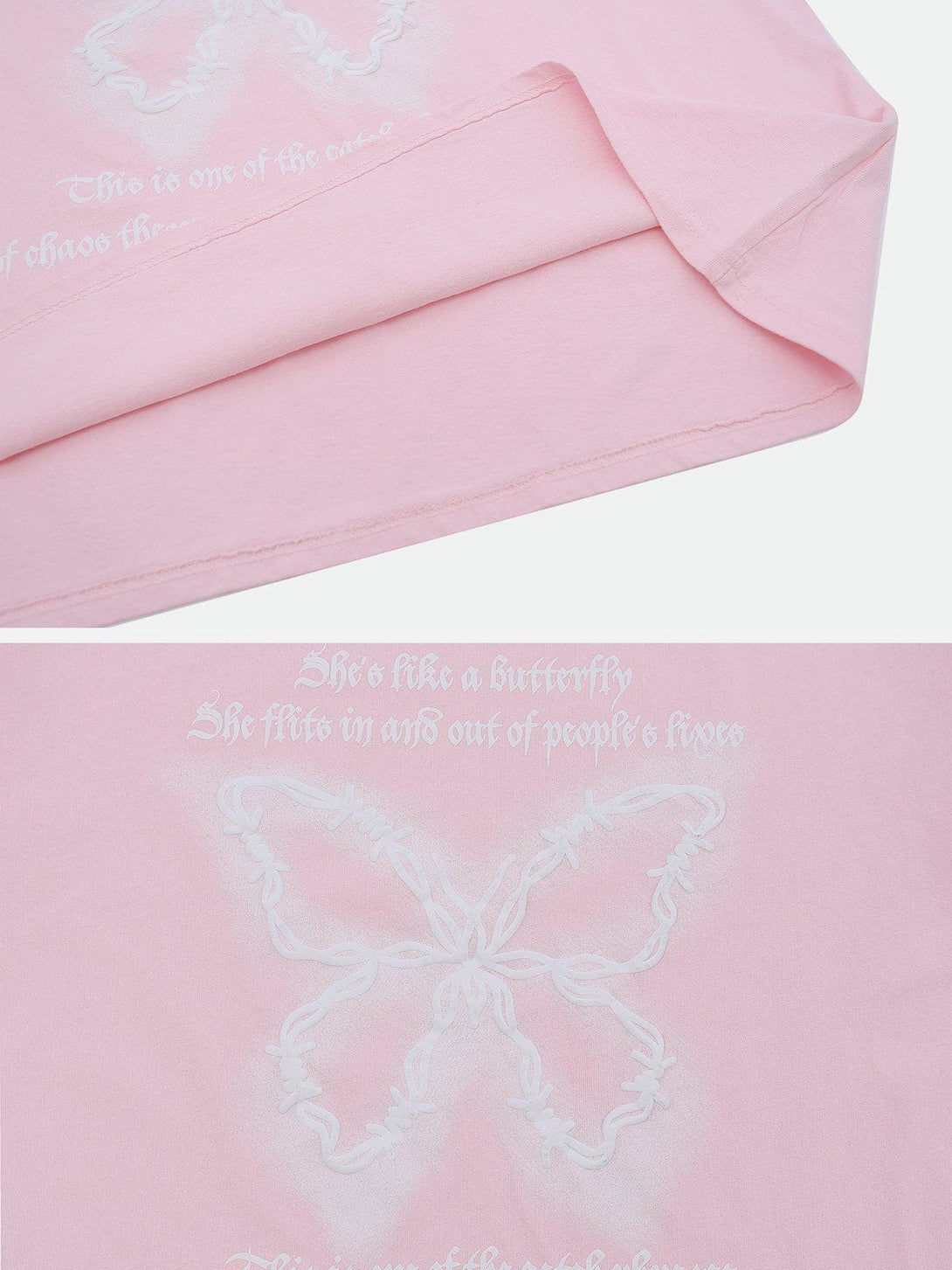 Ellesey - Plastisol Printing Butterfly Tee- Streetwear Fashion - ellesey.com