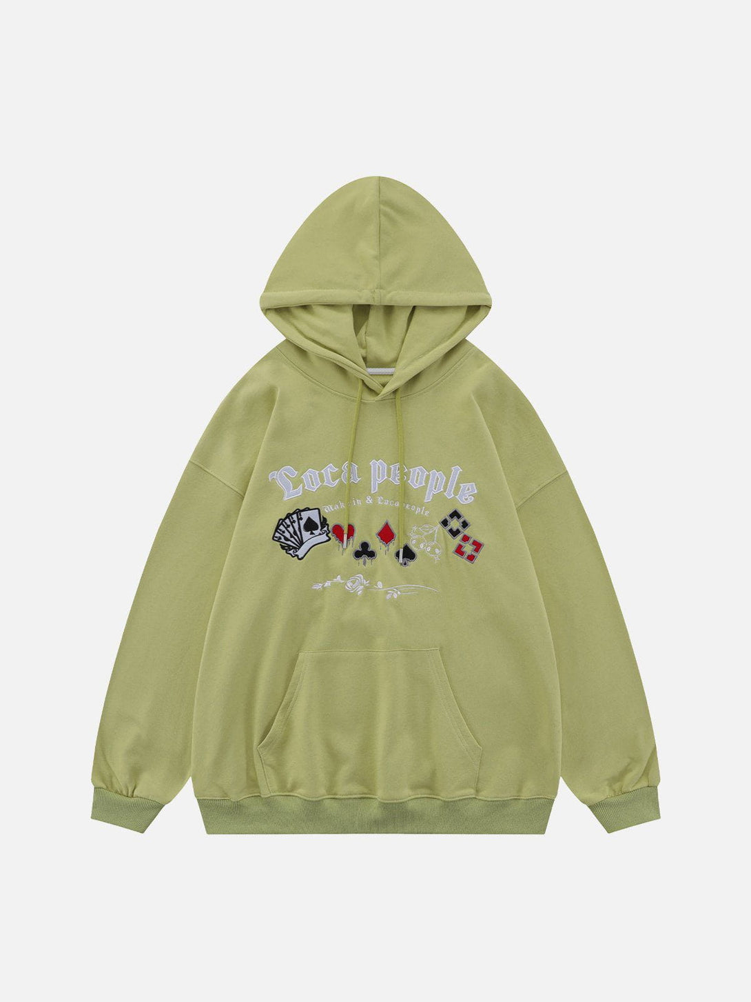 Ellesey - Playing Cards Embroidered Hoodie- Streetwear Fashion - ellesey.com