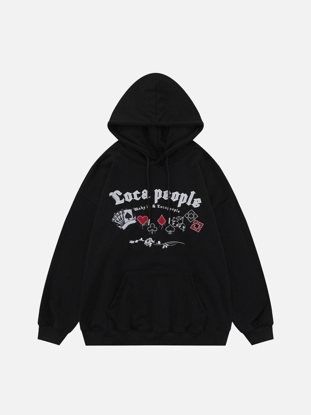 Ellesey - Playing Cards Embroidered Hoodie- Streetwear Fashion - ellesey.com