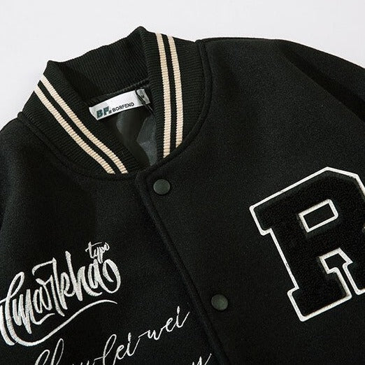 Ellesey - RMATHER Baseball Jacket- Streetwear Fashion - ellesey.com