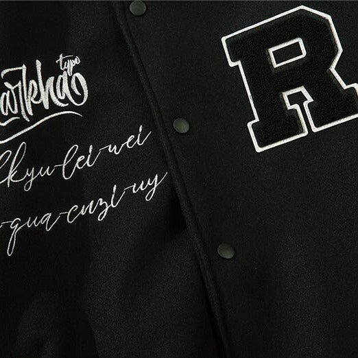 Ellesey - RMATHER Baseball Jacket- Streetwear Fashion - ellesey.com