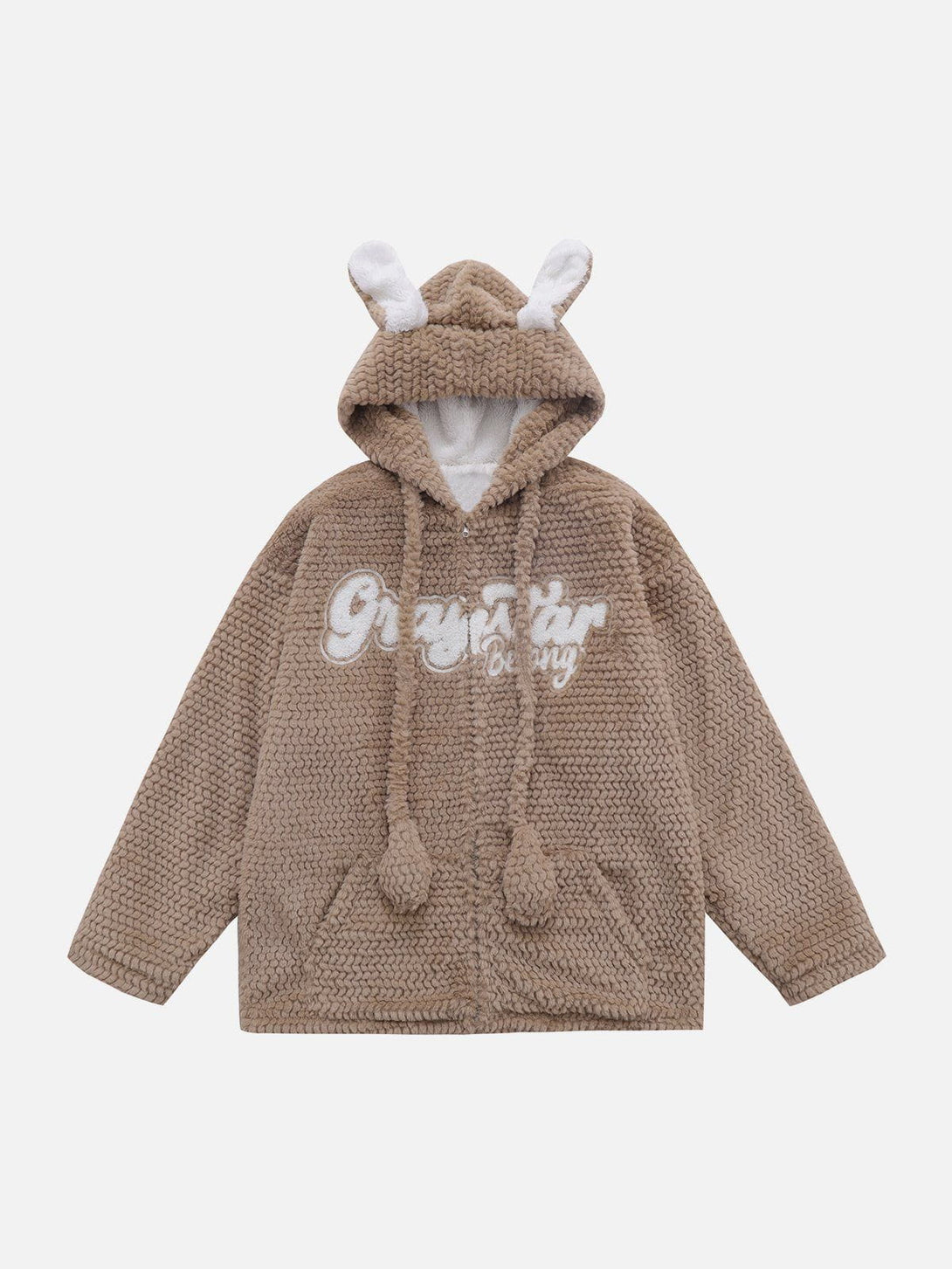 Ellesey - Rabbit Ears Hooded Winter Coat-Streetwear Fashion - ellesey.com