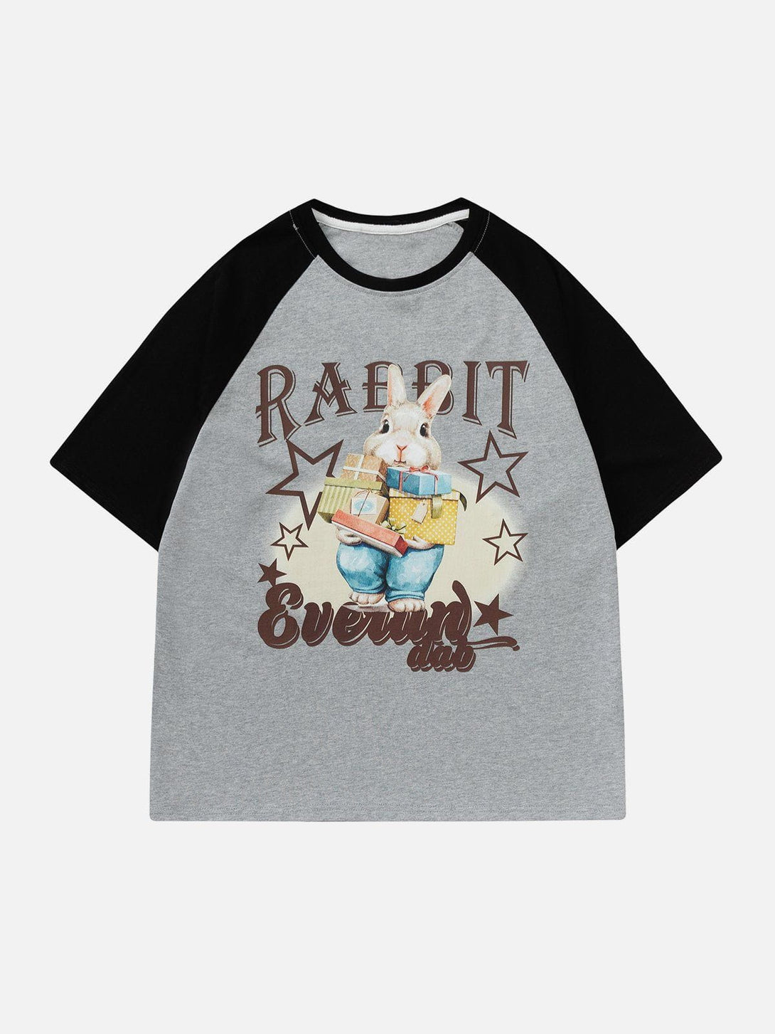 Ellesey - Rabbit Element Patchwork Star Tee- Streetwear Fashion - ellesey.com