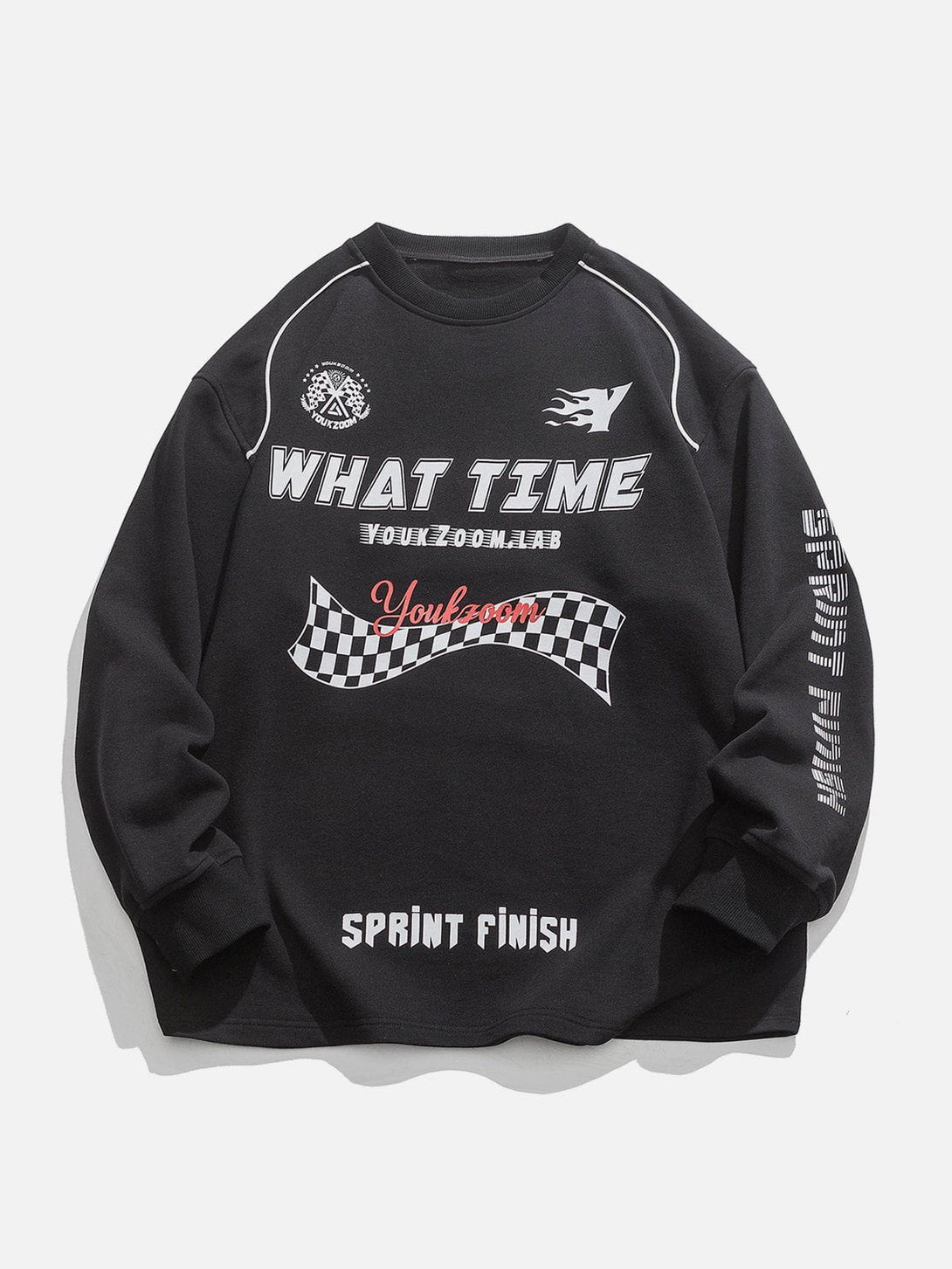 Ellesey - Racing Elements Print Sweatshirt- Streetwear Fashion - ellesey.com