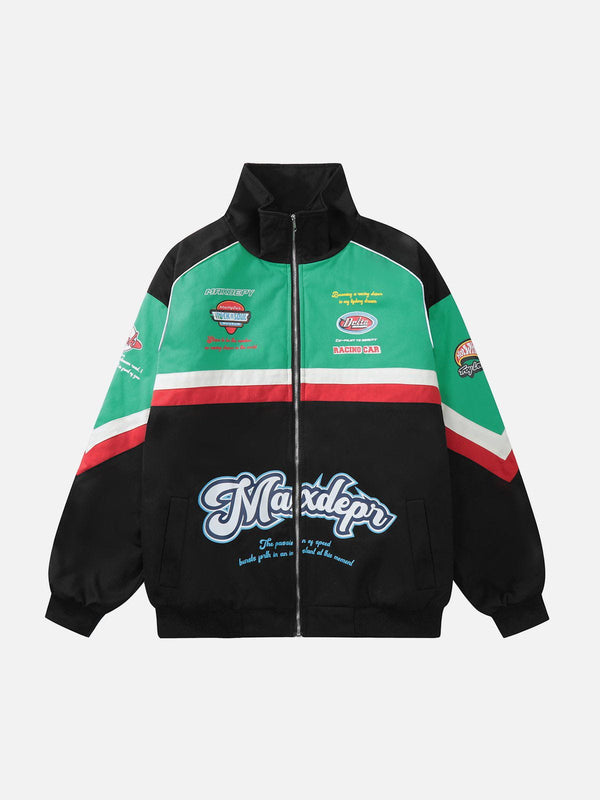 Ellesey - Racing Icon Print Winter Coat-Streetwear Fashion - ellesey.com