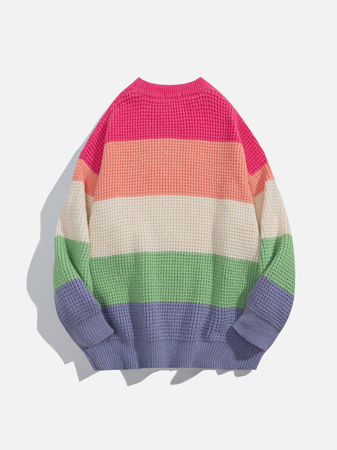 Ellesey - Rainbow Stripes Sweater-Streetwear Fashion - ellesey.com