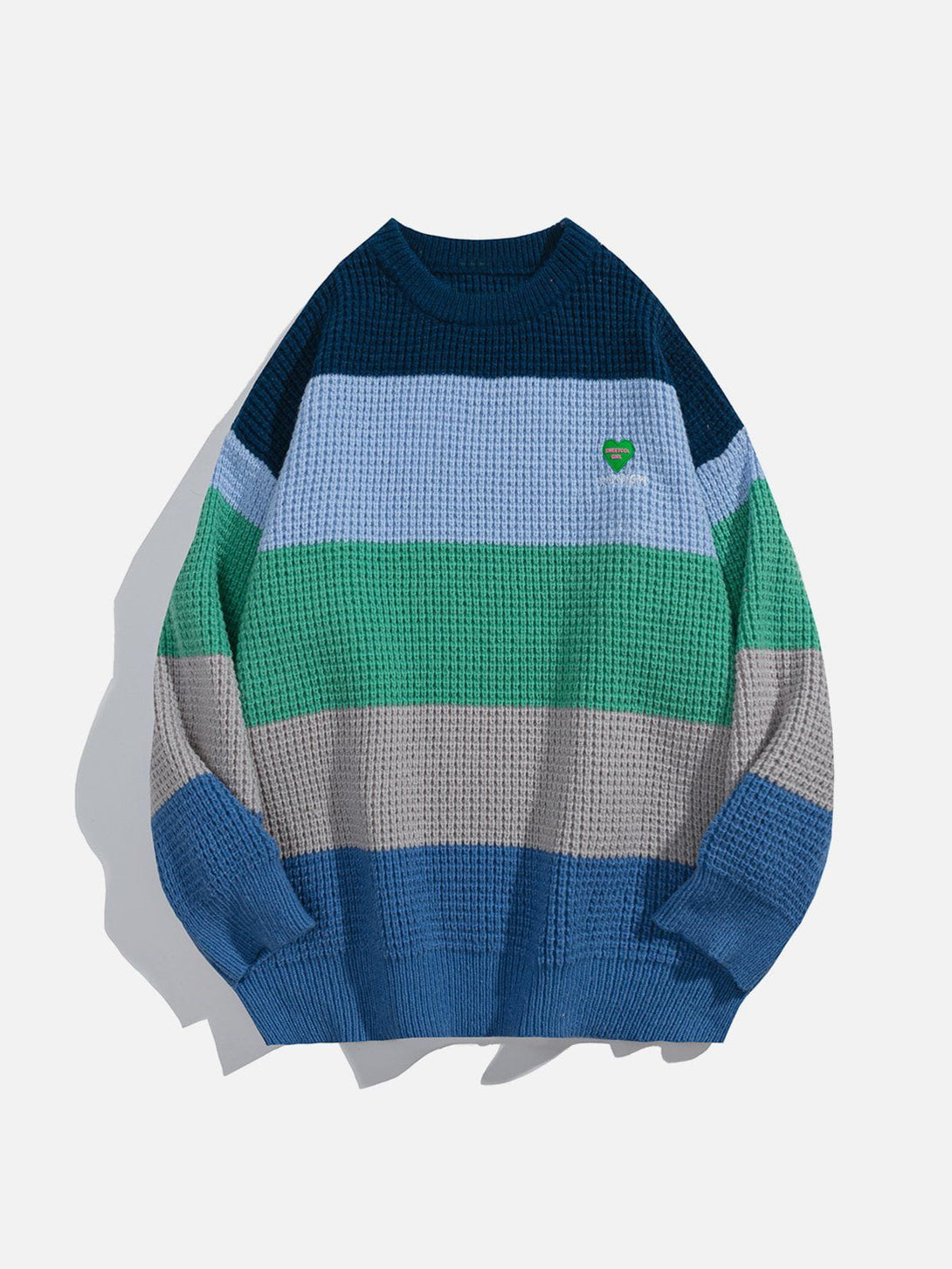 Ellesey - Rainbow Stripes Sweater-Streetwear Fashion - ellesey.com