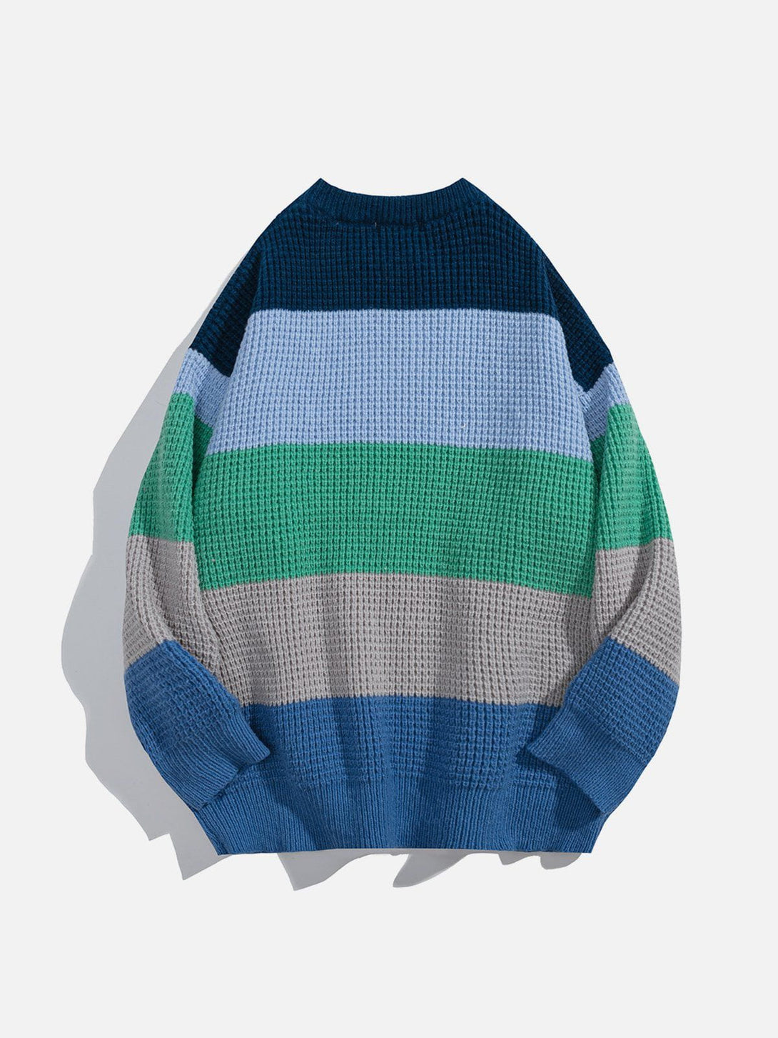 Ellesey - Rainbow Stripes Sweater-Streetwear Fashion - ellesey.com