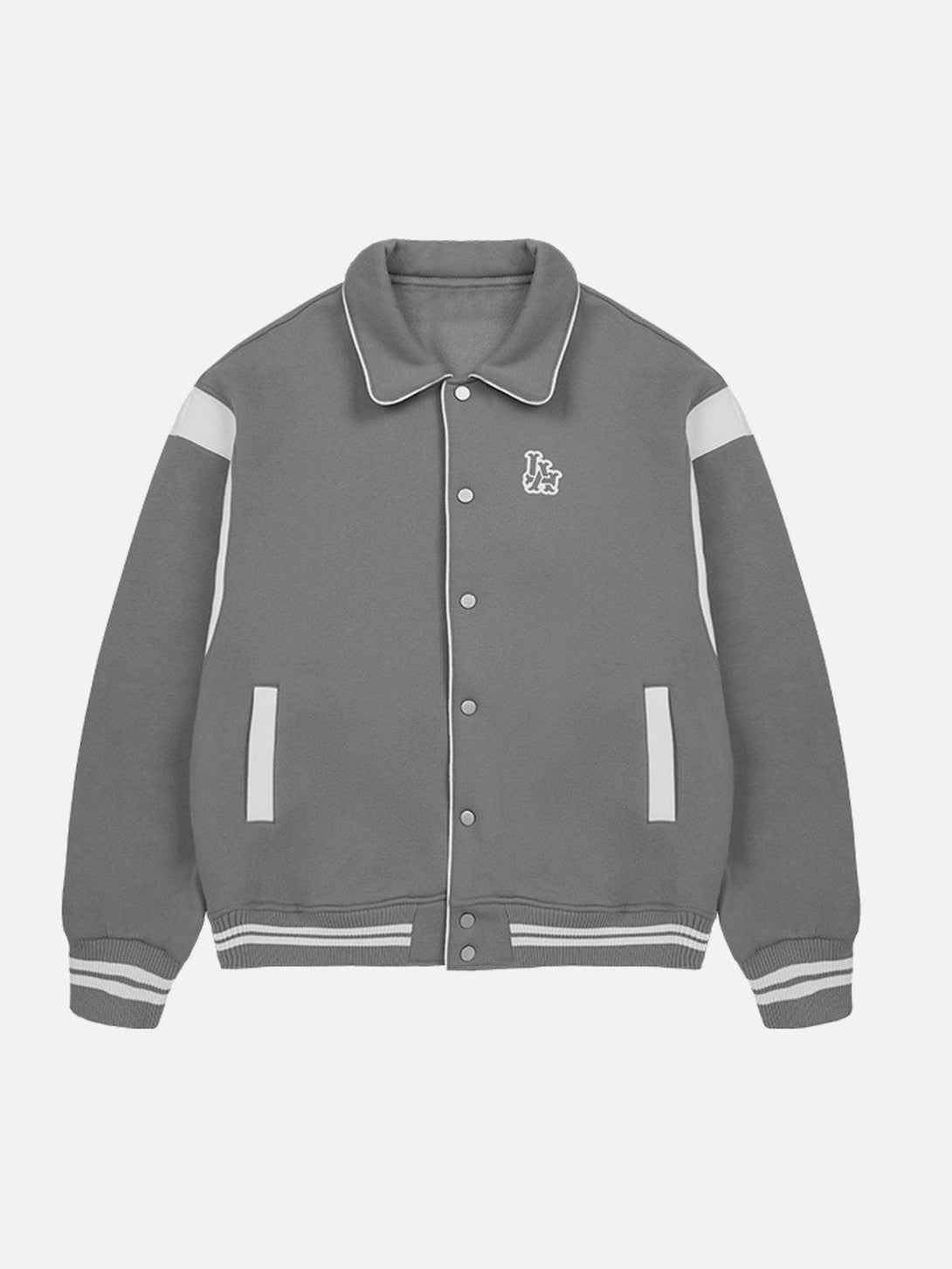 Ellesey - Reflective Strip Polo Collar Jacket- Streetwear Fashion - ellesey.com