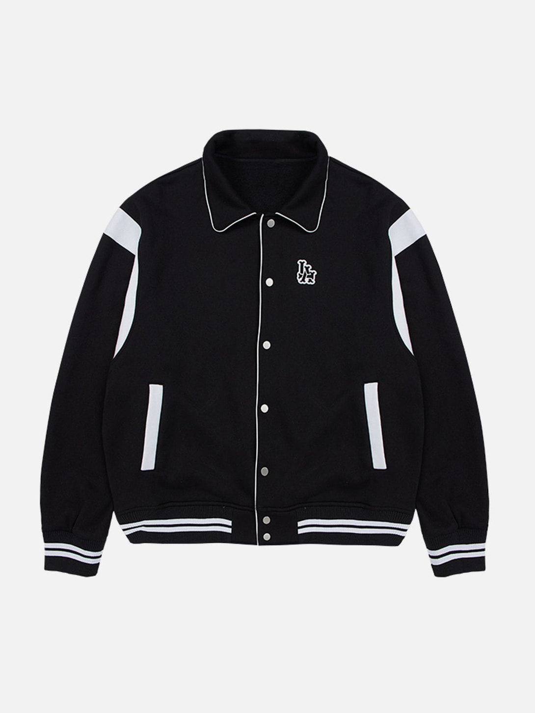 Ellesey - Reflective Strip Polo Collar Jacket- Streetwear Fashion - ellesey.com